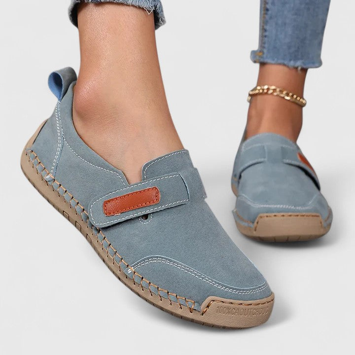 Chic women's slip-on shoes with orthopedic comfort, blending style with supportive daily wear.