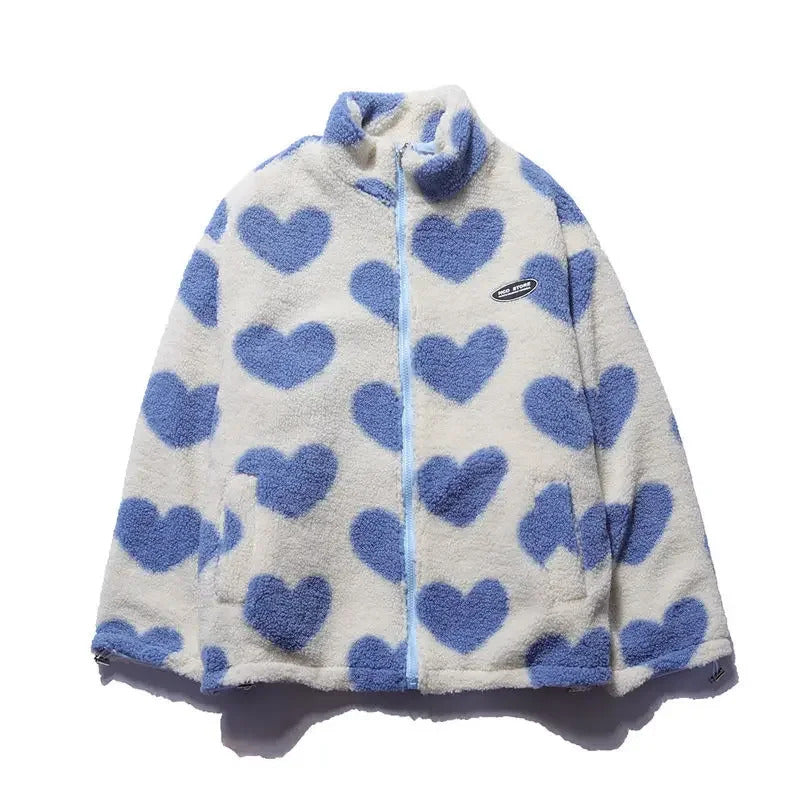 Women's heart-detail reversible jacket. Get two distinct looks with this elegant, lightweight outerwear.
