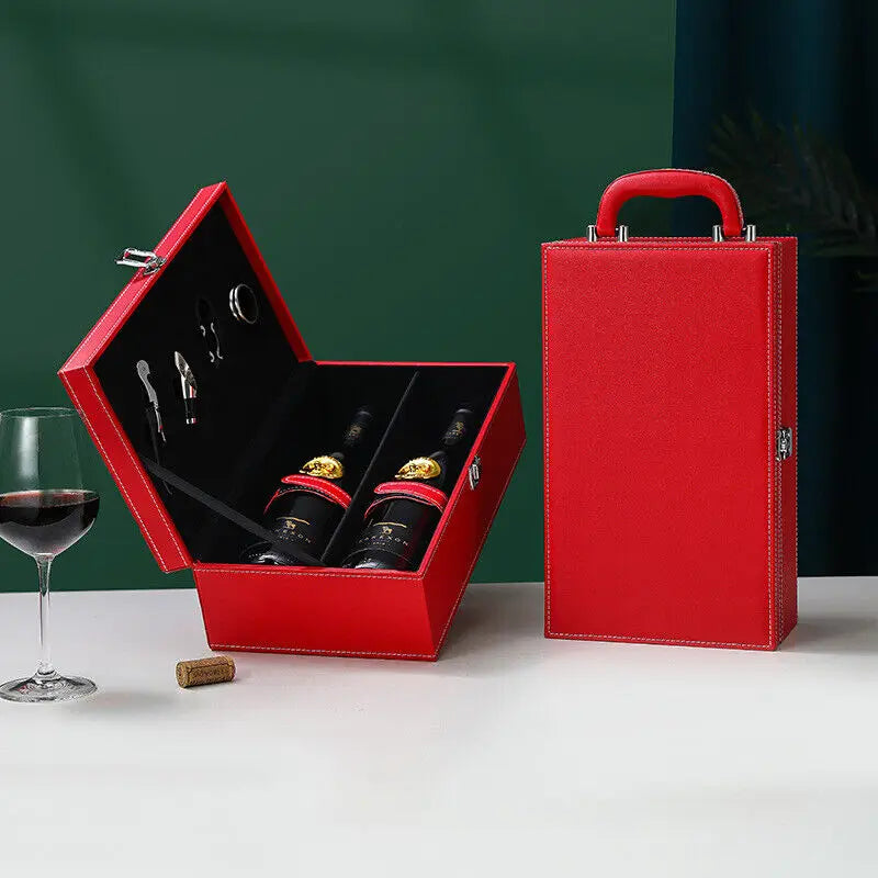 Premium wine case gift for wine lover, designed for elegant presentation and secure storage.