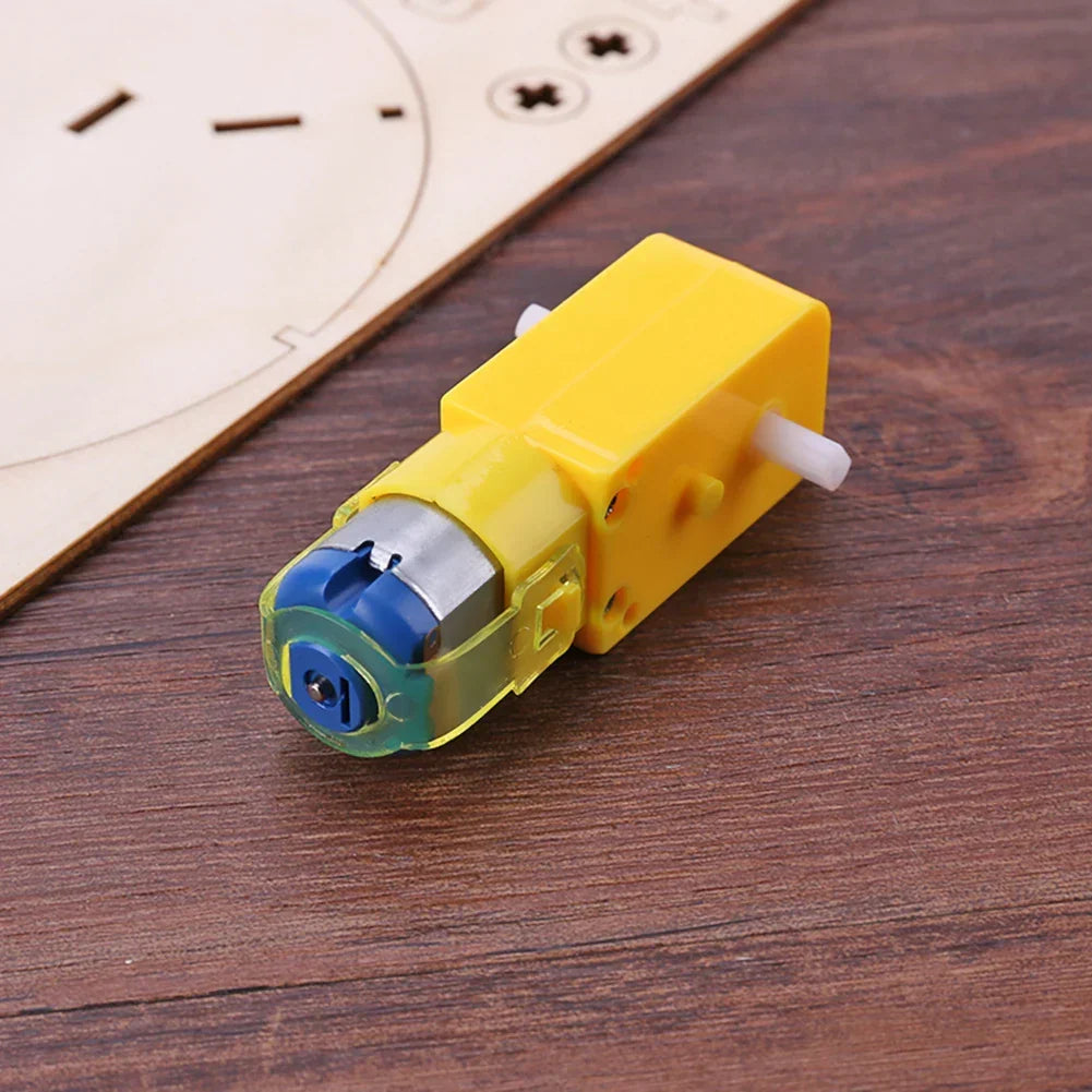 Educational wooden electric toy boat building kit, perfect STEM gift for curious kids.