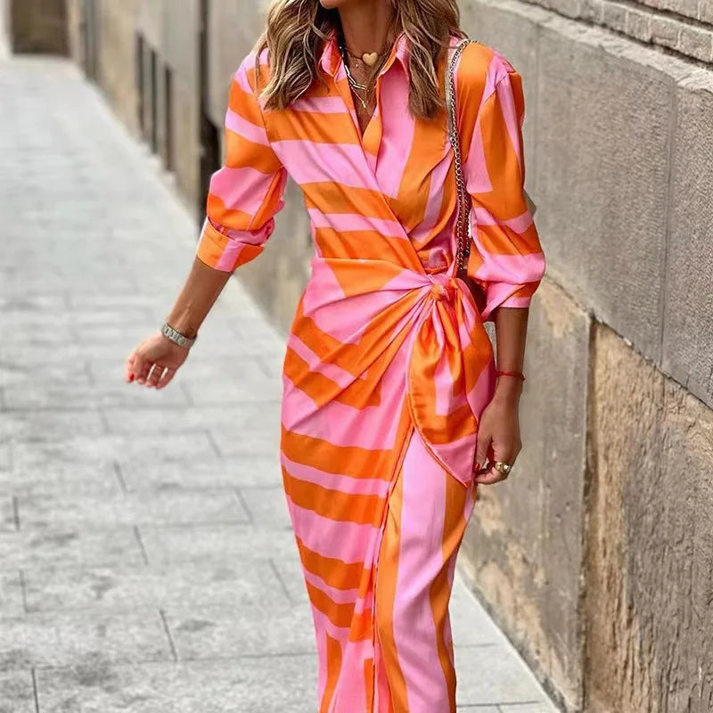 Lucinda women's elegant floral maxi dress, an essential for effortless summer fashion & vacation style.
