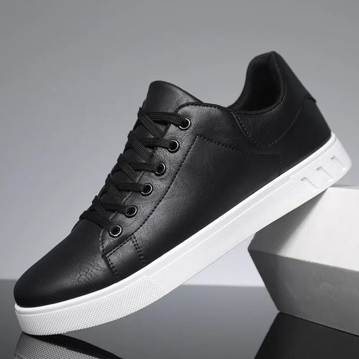 Stylish men's lace-up casual shoes in a sleek design, ideal for versatile smart-casual outfits & comfortable everyday wear.
