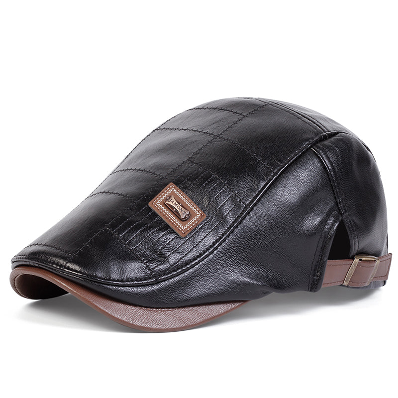 Men's classic quilted flat cap in a stylish design. Perfect for everyday wear & smart casual outfits.