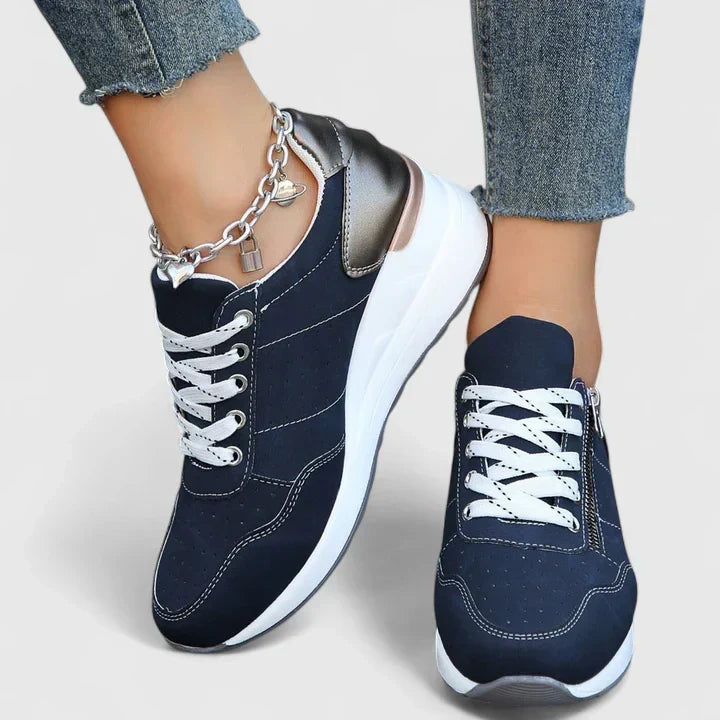 Ergonomic women's health shoes, orthopaedic sneakers with wide toe box and arch support for ultimate comfort.