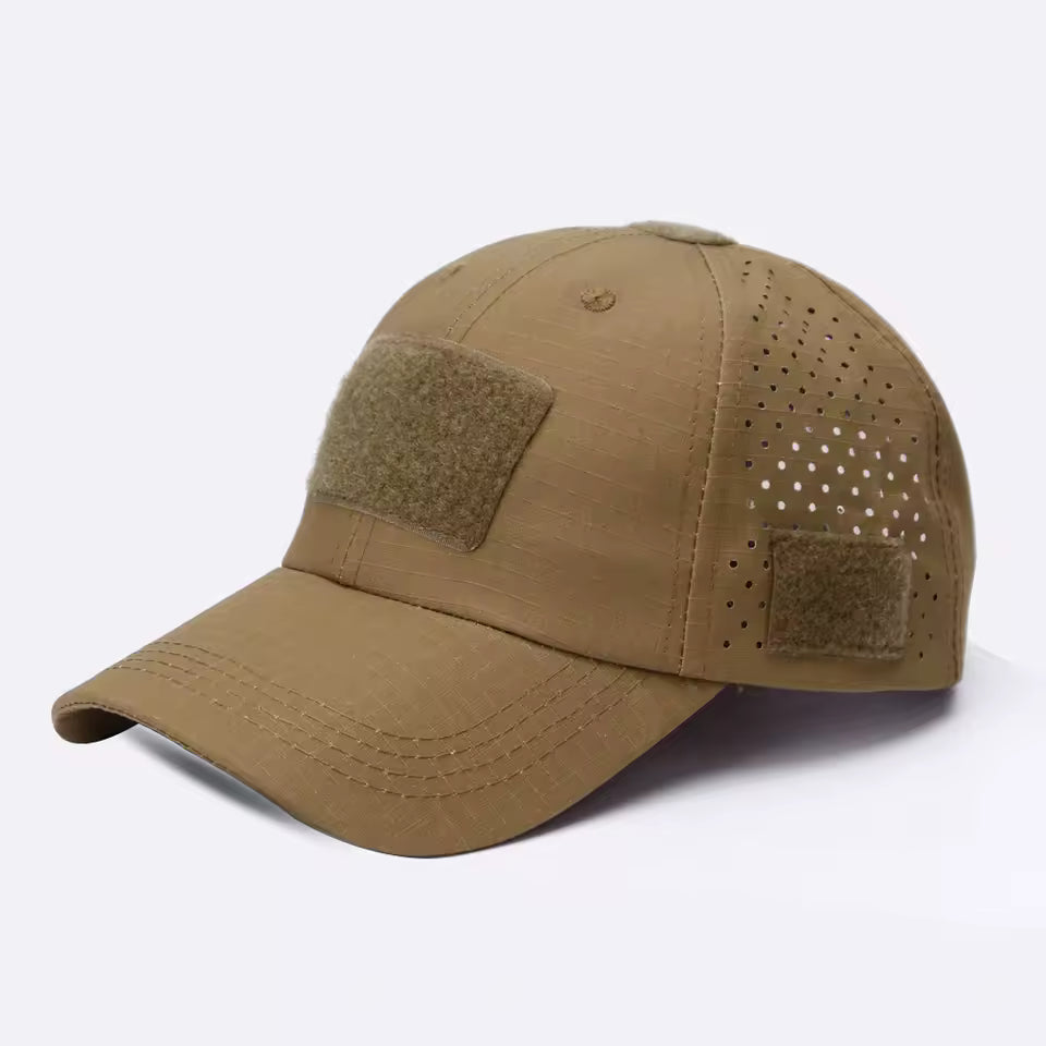Durable men's camouflage hat. Ideal for outdoor adventures & everyday casual style.