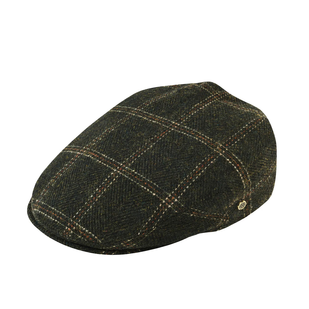 Interior detail of the men's classic flat cap, showing lining & comfort for everyday wear.