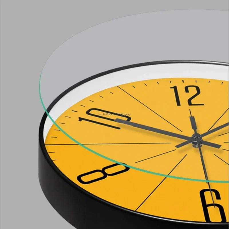 Stylish TimeWisp silent wooden wall clock. Perfect for living room or office decor, timeless design.
