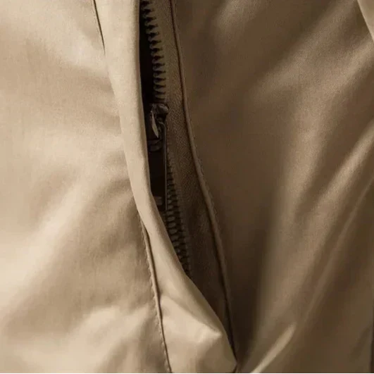 Men's stylish zip bomber jacket, perfect for versatile, modern casual outfits. Spring & fall fashion.