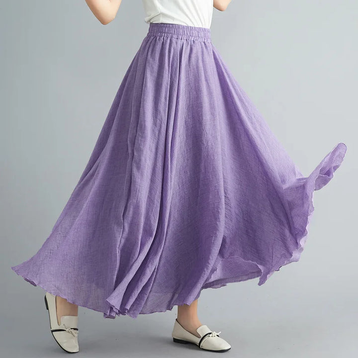 Elegant women's maxi skirt, perfect for casual summer outfits.