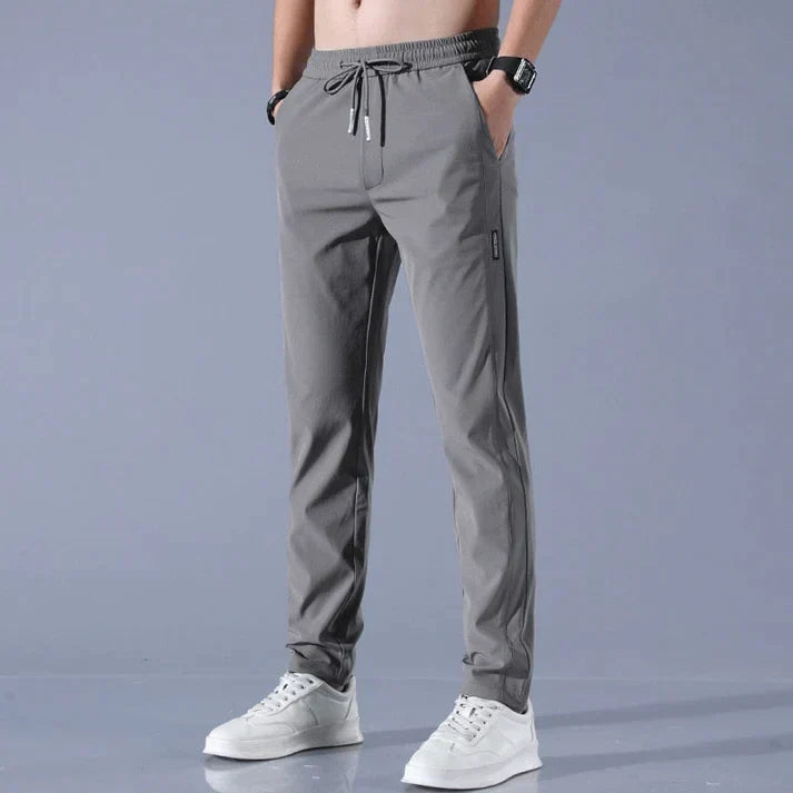 All-season men's casual stretch pants, designed for versatile everyday wear and modern comfort style.