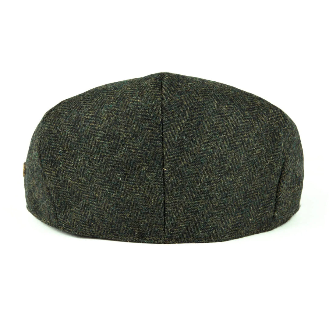 Classic style herringbone flat cap for men, great for walks & outdoor adventures.