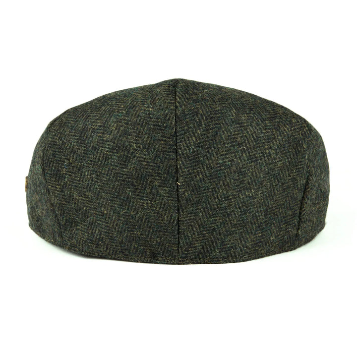 Classic style herringbone flat cap for men, great for walks & outdoor adventures.