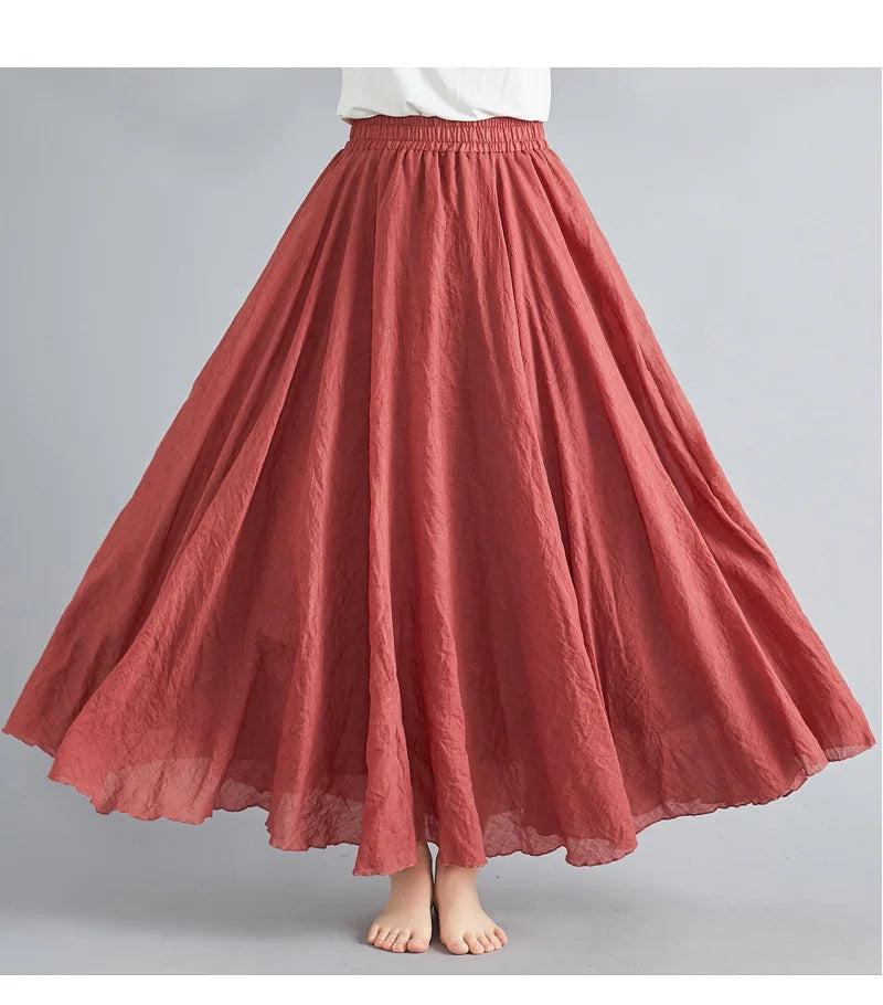 Women's versatile maxi skirt, elegant & perfect for summer fashion.