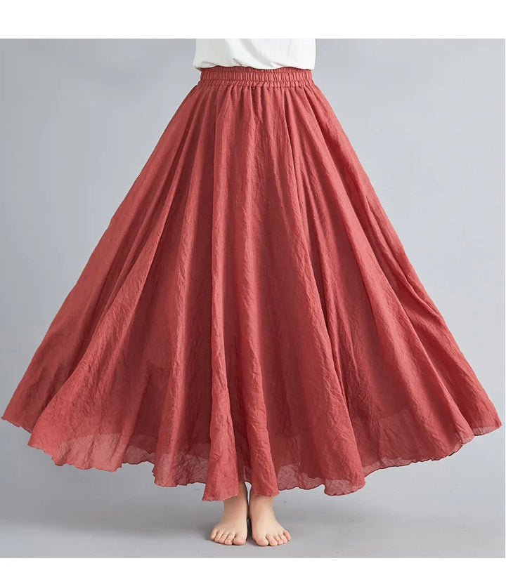Women's versatile maxi skirt, elegant & perfect for summer fashion.