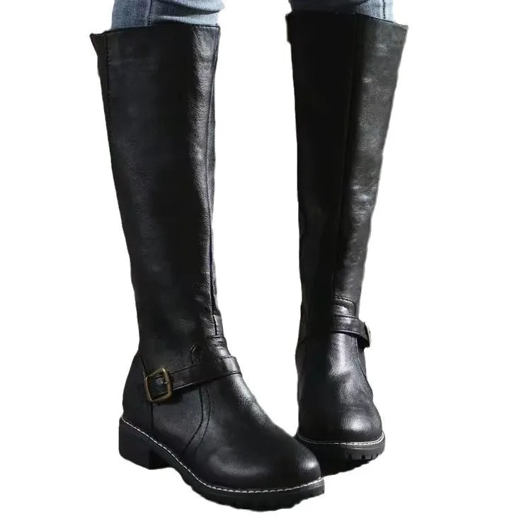 Comfortable & stylish women's winter boots with elegant buckles. Orthopedic design for all-day support.