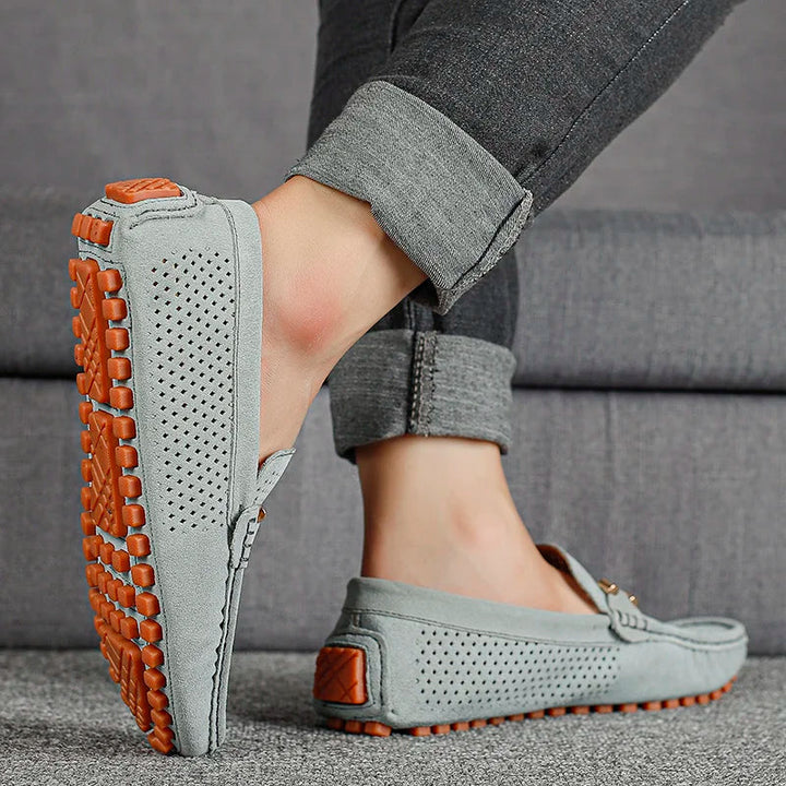 Comfortable men's everyday loafers. Classic style, breathable material, easy slip-on functionality.