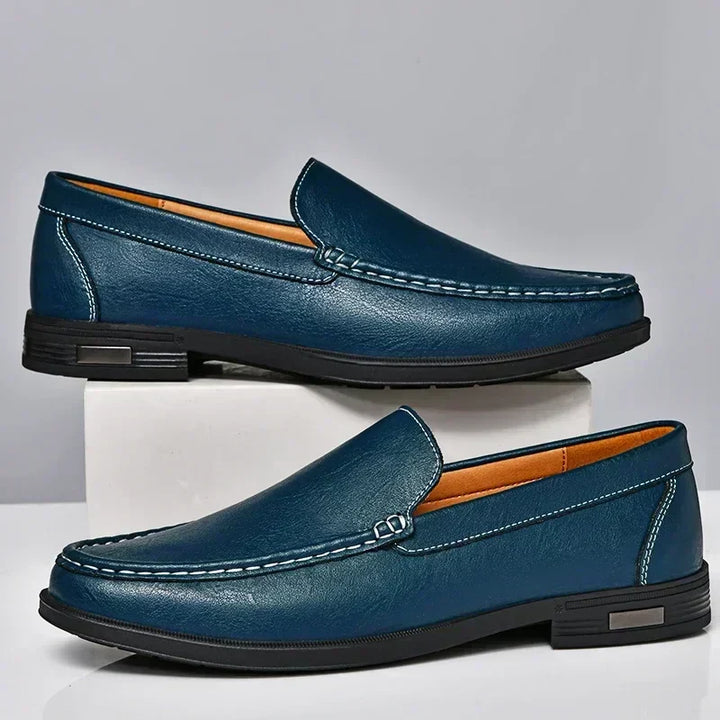 Comfortable men's slip-on loafers, combining elegant design with practical, timeless style for daily wear.