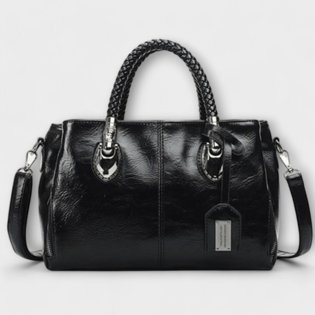 Versatile leather travel duffle bag for business trips & daily work. Elegant unisex design, durable.