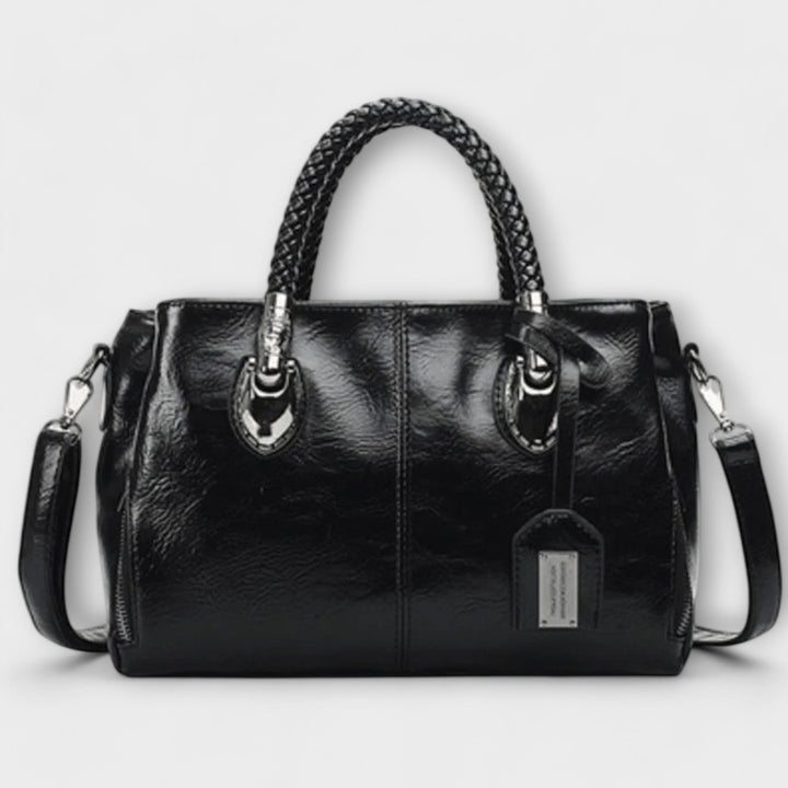 Versatile leather travel duffle bag for business trips & daily work. Elegant unisex design, durable.