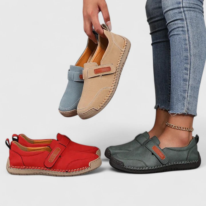 Comfortable women's slip-on casual shoes, ideal for easy daily wear and everyday activities.
