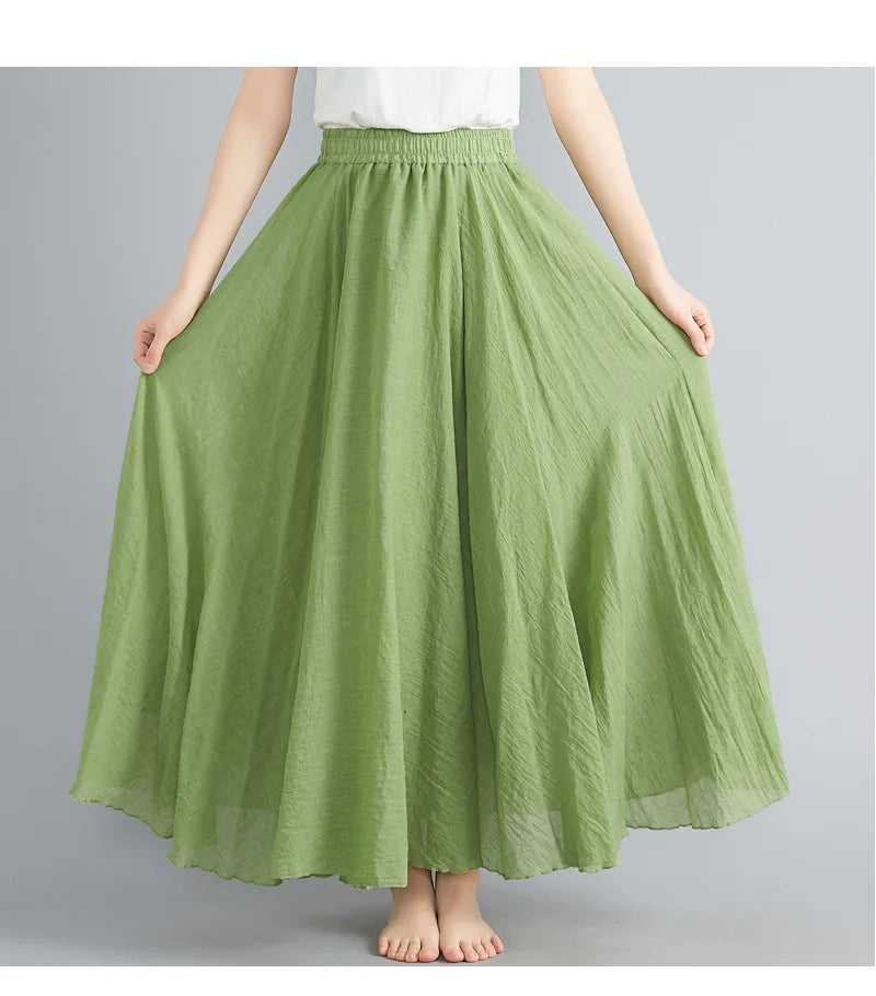 Women's elegant long skirt, perfect for casual summer fashion.
