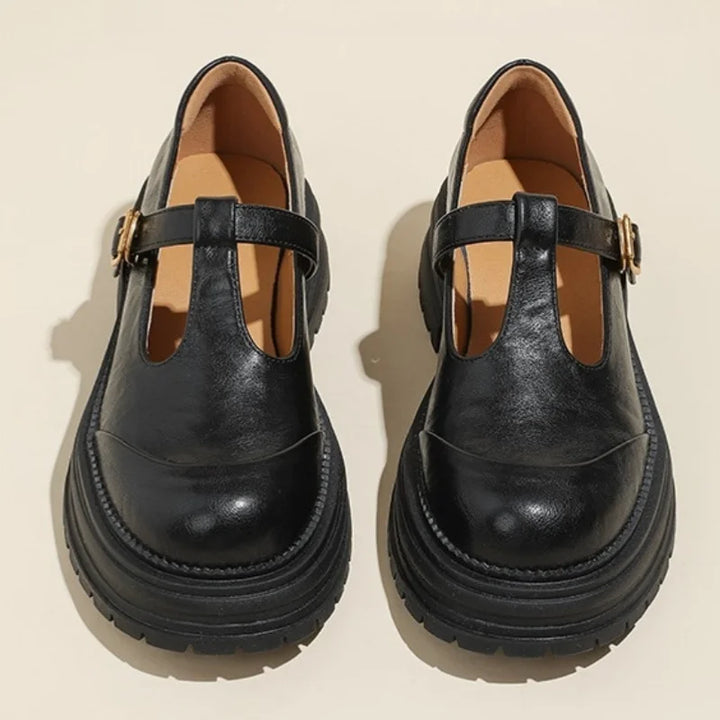 Women's classic t-bar shoes, perfect for daily wear and all-day comfort.