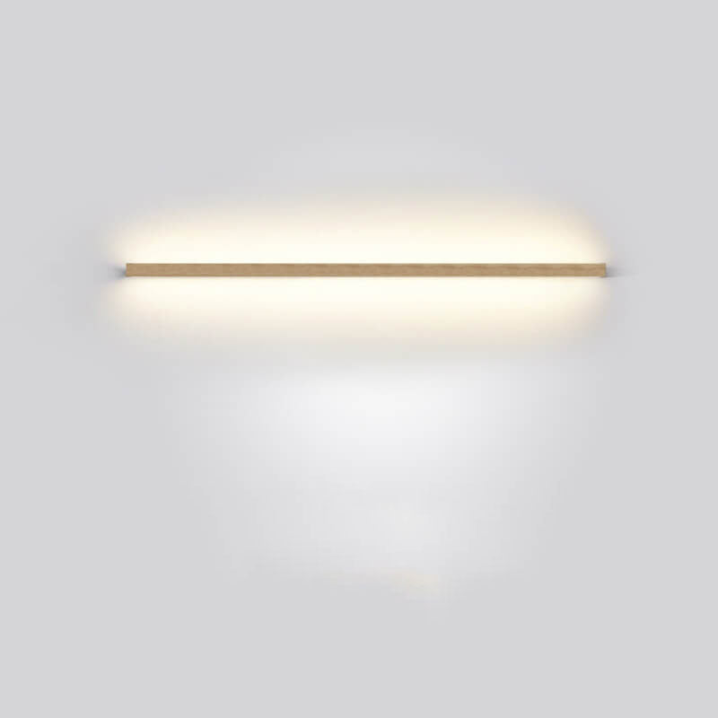 Beautiful wooden wall sconce with LED, creating a soft, inviting ambient light for modern homes.