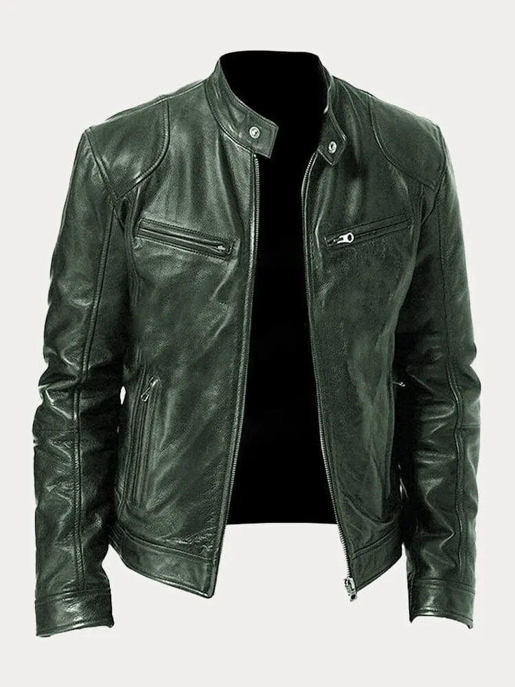 Stylish men's outerwear. Classic casual jacket, versatile & comfortable for all-season mens fashion.