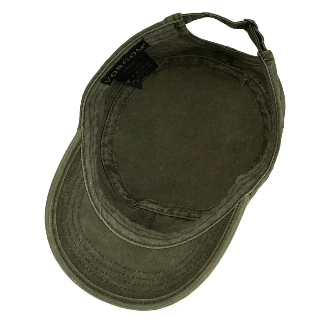 Stylish men's vintage baseball cap, rugged and distressed, a versatile casual headwear accessory.