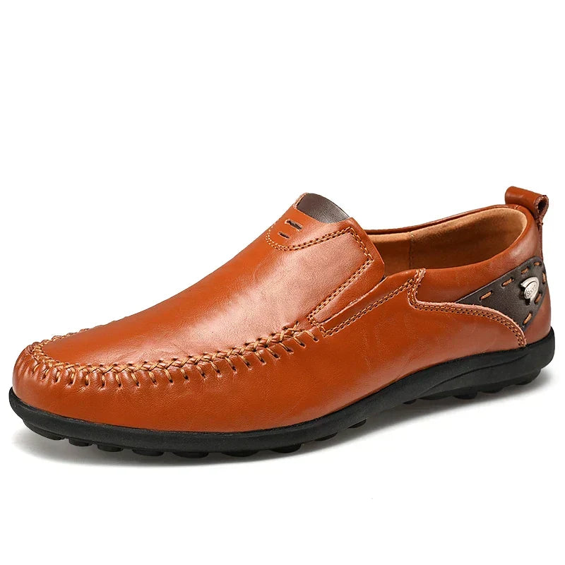 Premium men's slip-on loafers. Comfortable, everyday shoes with a classic design. Perfect for versatile casual style.