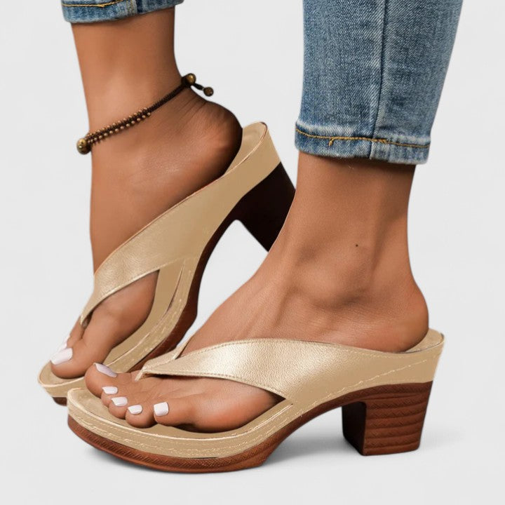 Fashionable & comfortable women's orthopedic heels, perfect for stylish pain relief and support.