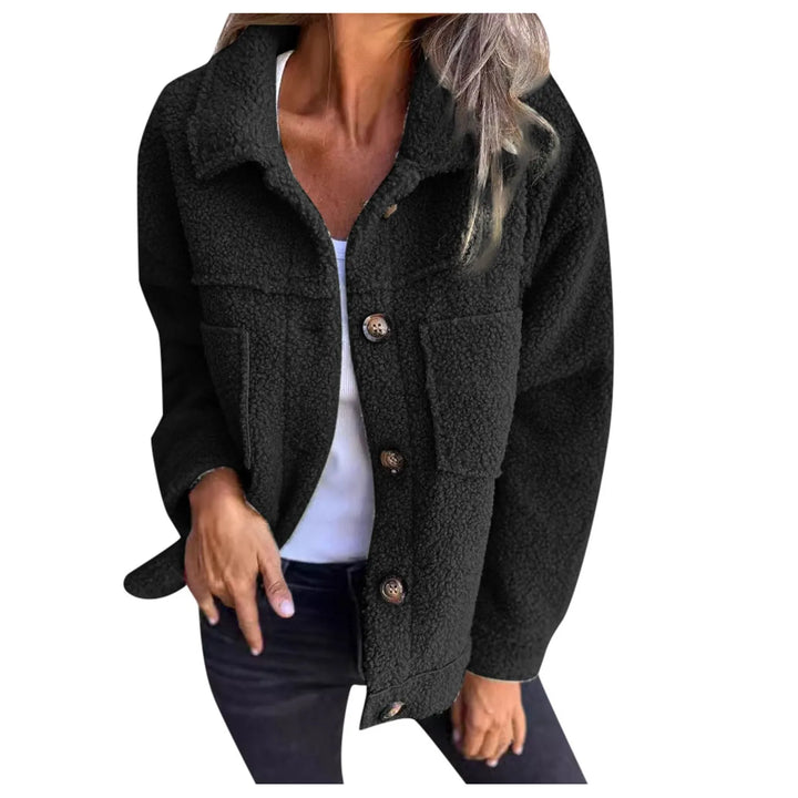 Women's stylish short cuff jacket, perfect for spring fashion. Lightweight & elegant outerwear for women.