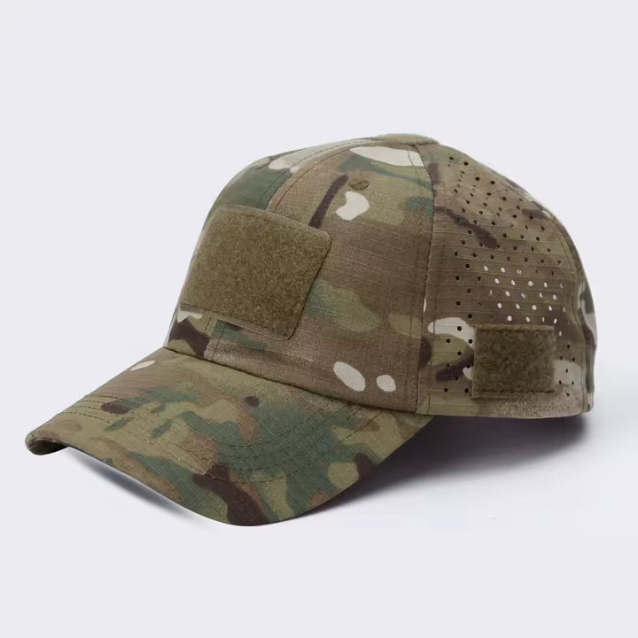 Men's camouflage everyday cap. Rugged outdoor style headwear for casual wear.