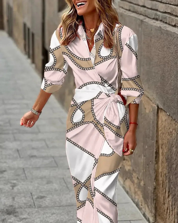 Women's Lucinda maxi dress with beautiful floral design, ideal for a casual day or vacation outfit.