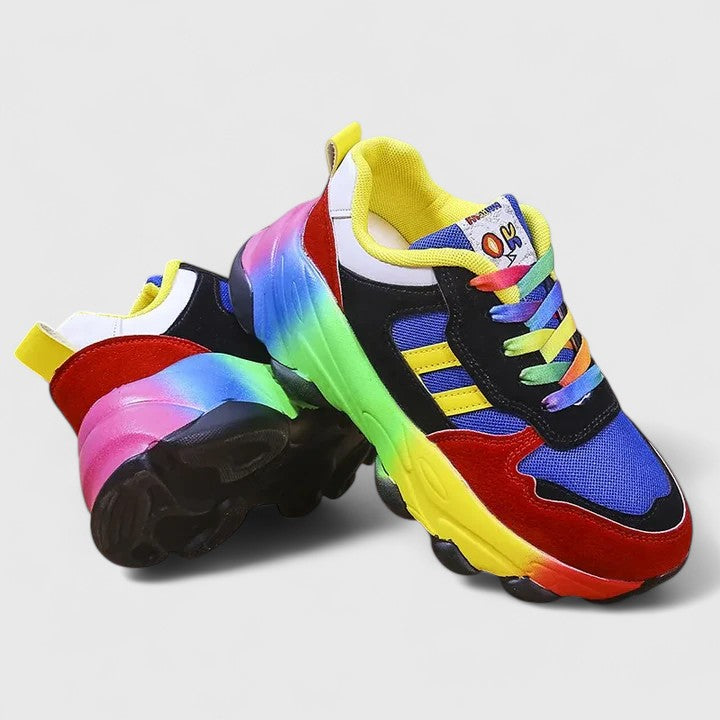 Comfortable women's walking shoes, ideal for daily wear, providing foot pain relief & support.