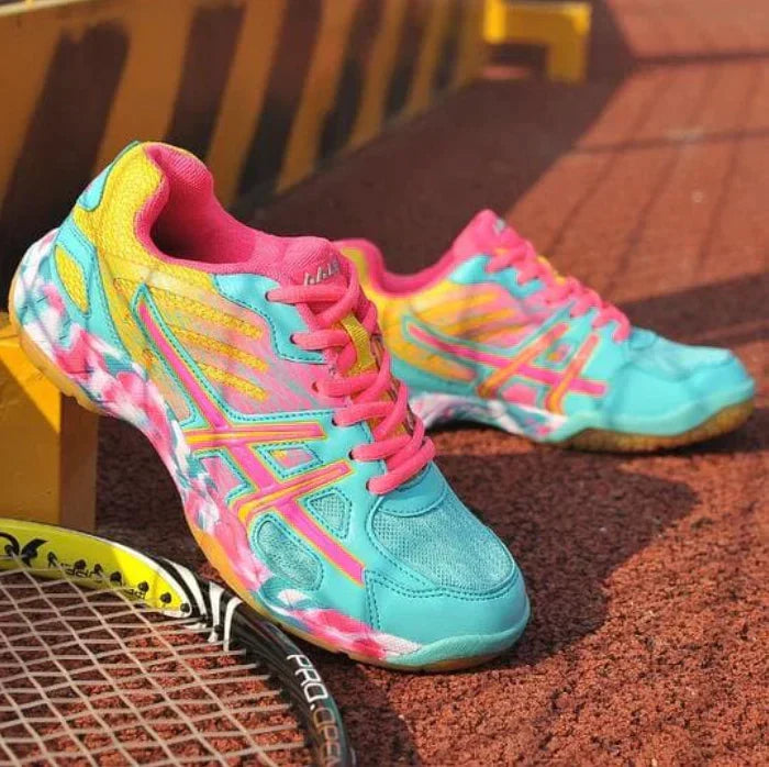 Women's orthopedic comfort shoes promoting foot health with supportive design & casual sneaker style.