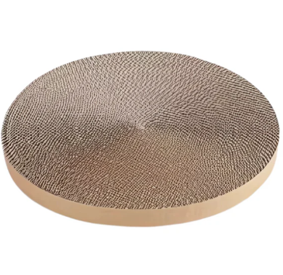 Premium cat supplies: A dual-purpose cat bed offering a safe retreat and an engaging scratcher.