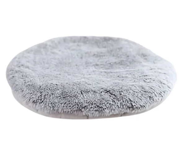 Versatile cat bed with a cozy cushion and integrated scratcher, essential cat accessories for any home.