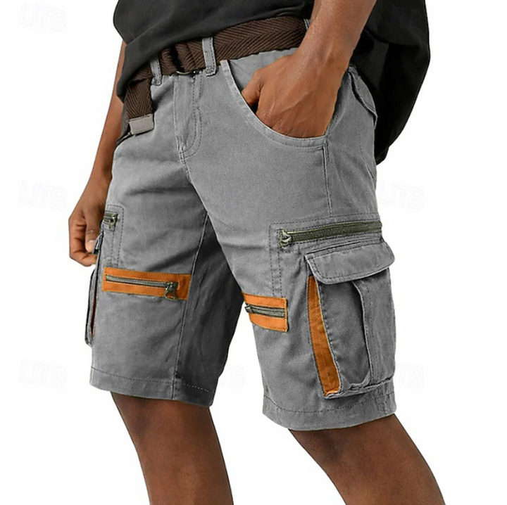 Comfortable men's cargo shorts for everyday wear & travel. Durable outdoor shorts, ideal for casual summer style.