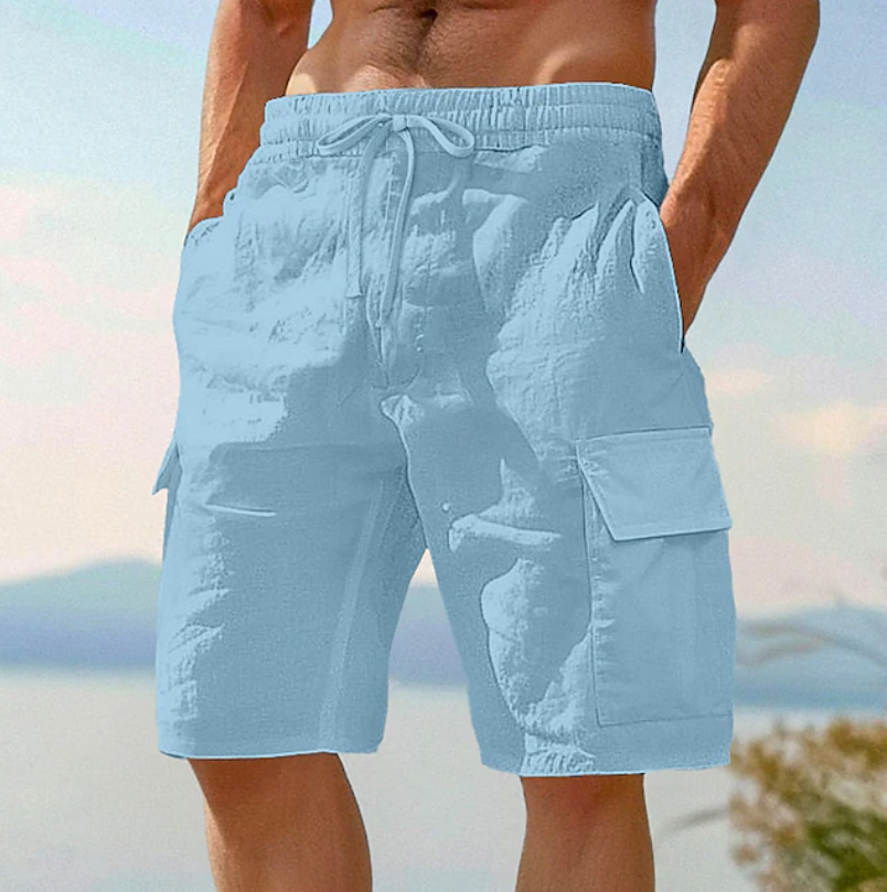 Chic women's lace shorts, offering a relaxed fit and side pockets for comfortable, versatile summer fashion.