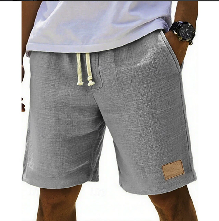 Lightweight men's summer shorts with lace detail, ideal for beachwear, vacation, and everyday relaxed comfort.