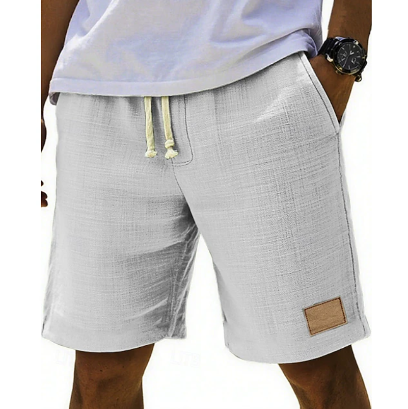 Men's Classic Summer Lace Shorts, relaxed fit. Perfect for warm weather casual wear and comfort.