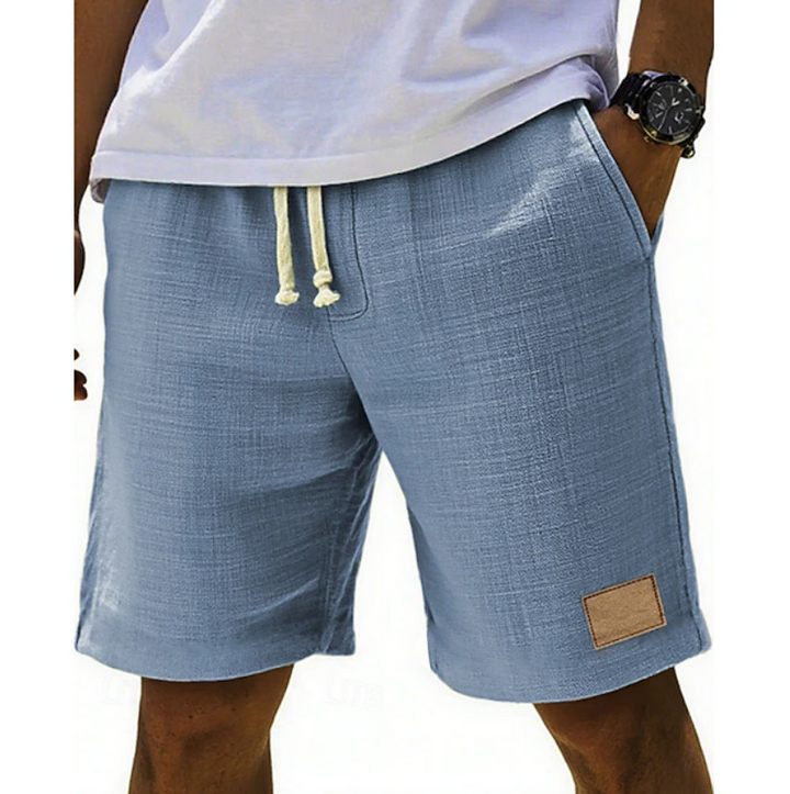Comfortable men's relaxed fit shorts in classic lace for warm summer days, beach, or everyday wear.