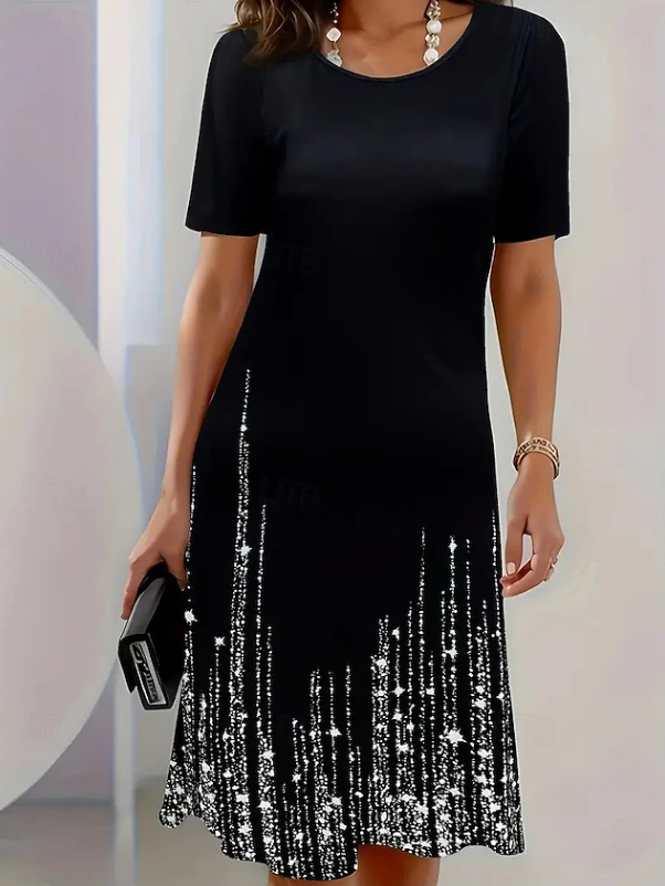 Sophisticated women's green midi evening dress. Timeless style for elegant parties & gatherings.