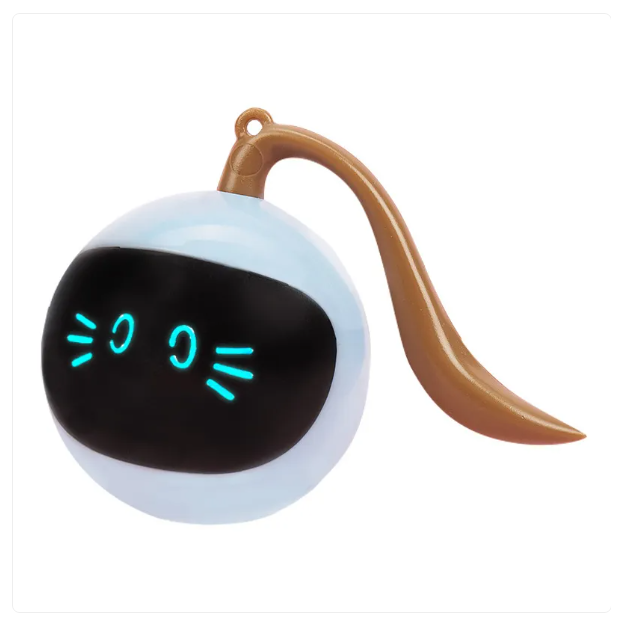 Enhance pet exercise with this smart LED interactive cat toy ball for endless feline fun.