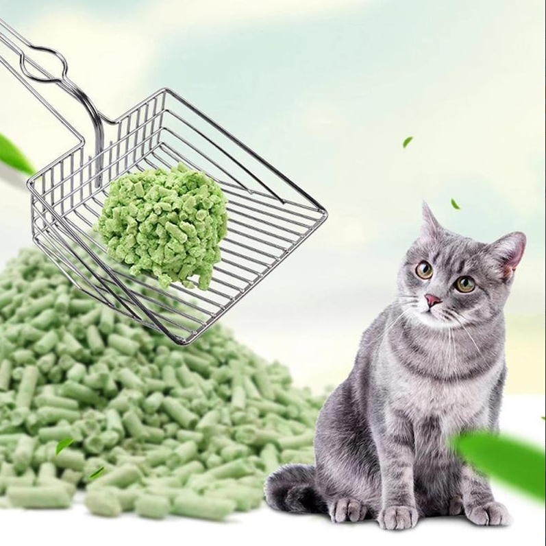 Durable stainless steel pet litter scoop for long-lasting efficient waste removal & cat care hygiene.