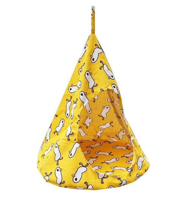 Luxury cat tent hammock bed for a secure, comfortable, and stylish pet sleep.