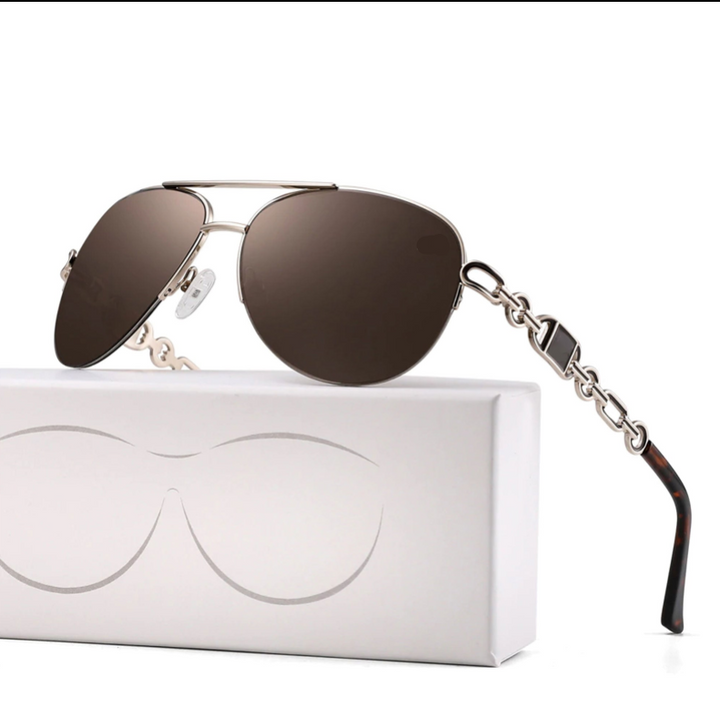 Elegant women's polarized sunglasses, a must-have fashion accessory for UV eye protection.