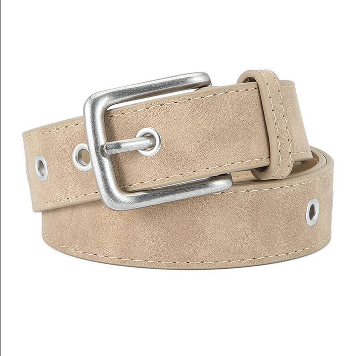 Comfortable men's classic suede belt, expertly blending timeless style and lasting durability.