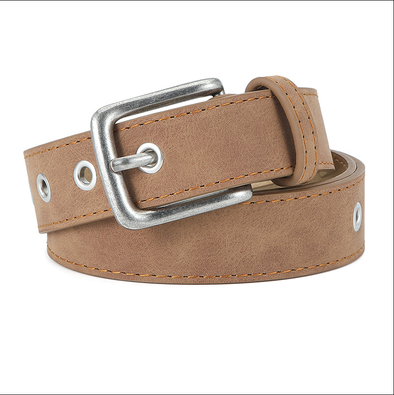 Fashionable men's suede belt for a sleek, modern, yet classic appeal in men's fashion.